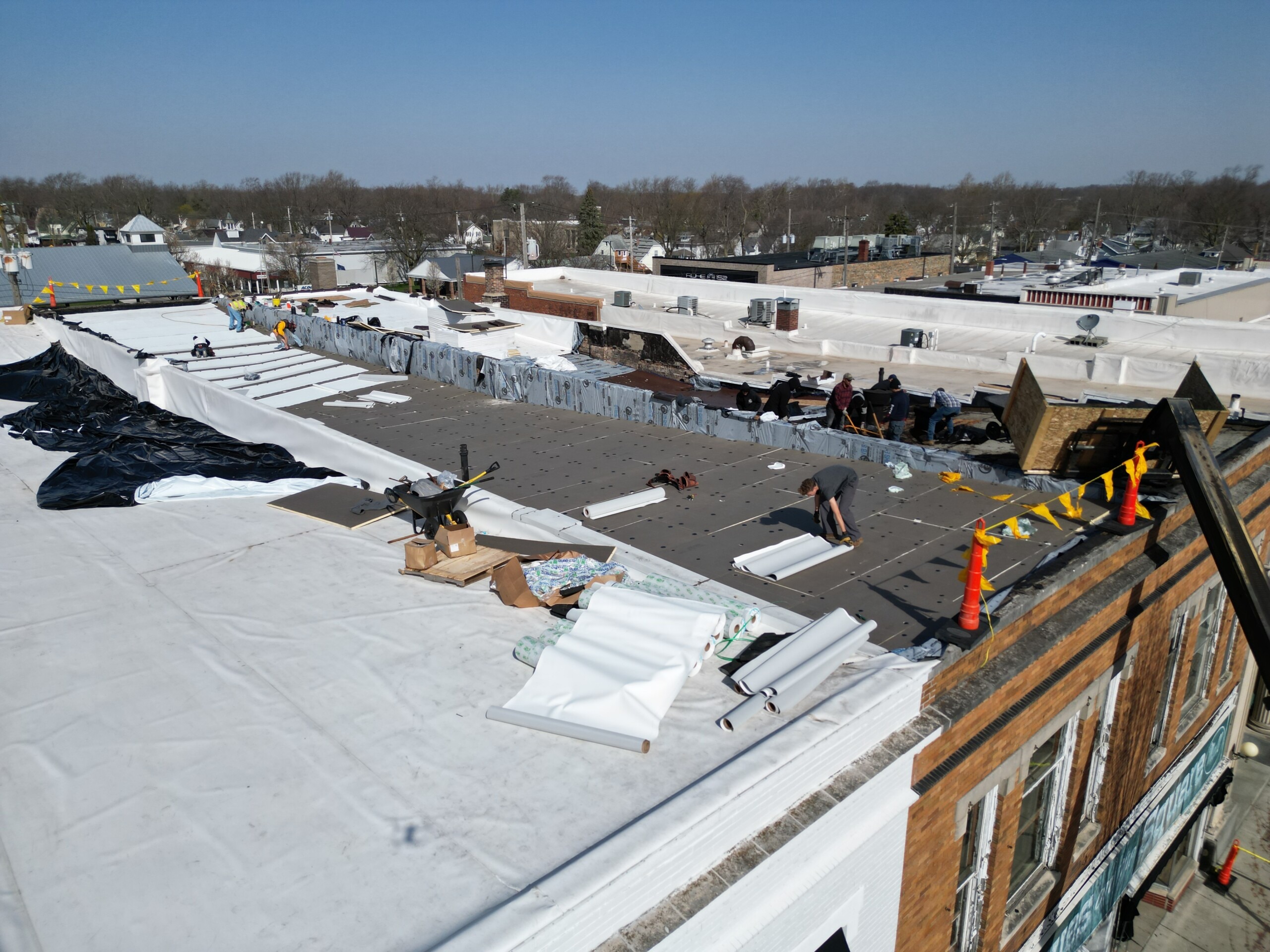 Downtown Nappanee Commercial roof