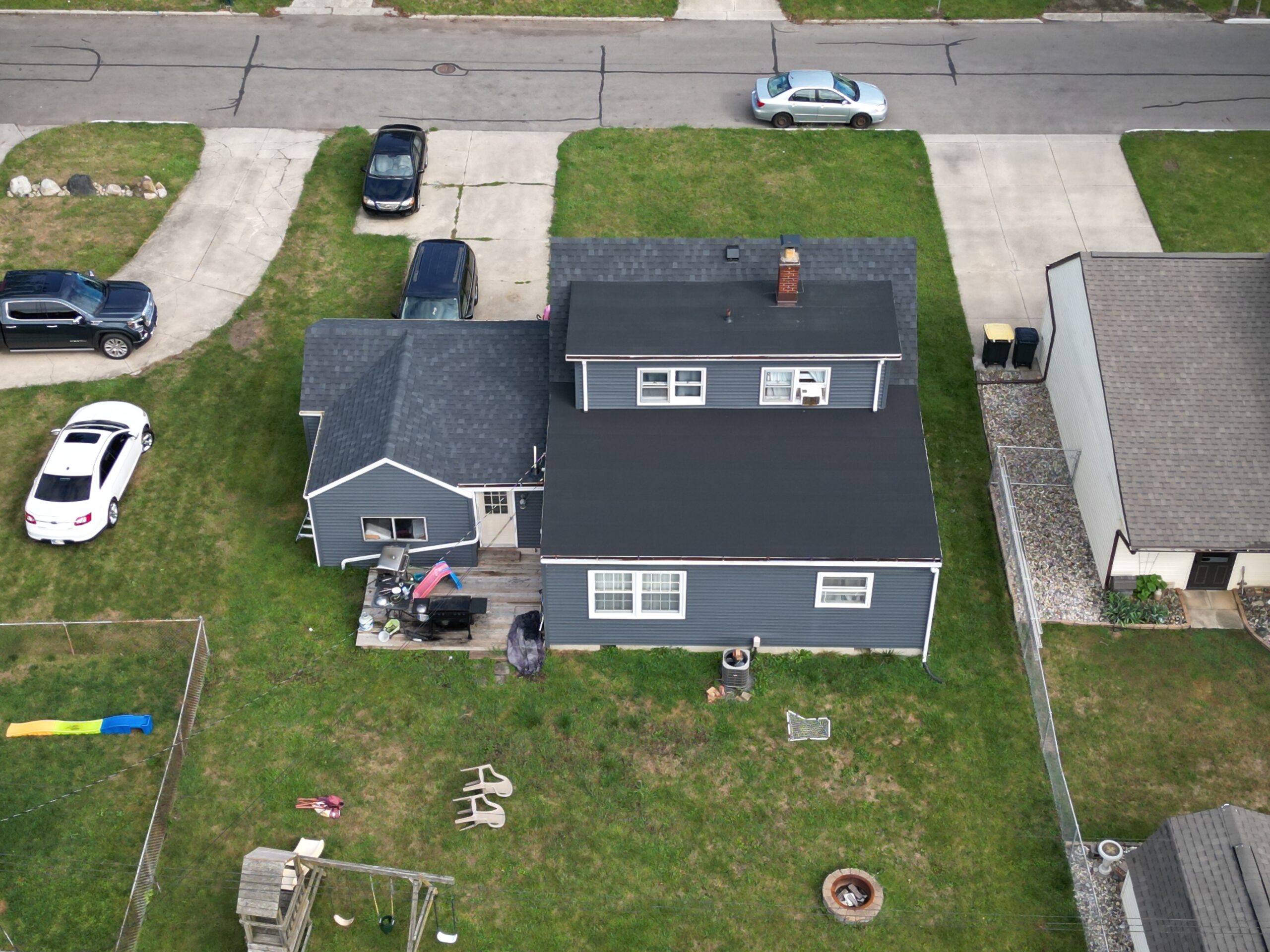 Flat Roof scaled Roof Monkey USA Goshen, IN